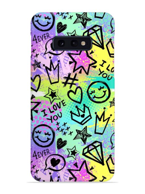 Bright Seamless Pattern Snap Case for Samsung Galaxy S10E