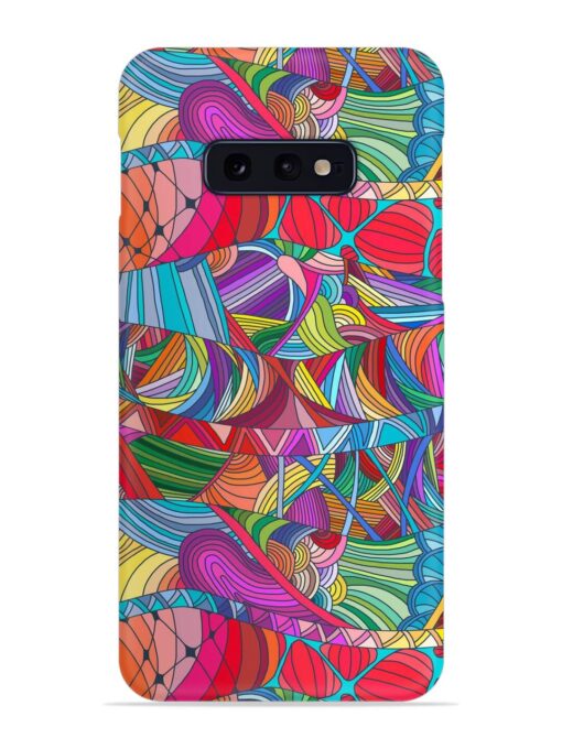 Seamless Patterns Hand Drawn Snap Case for Samsung Galaxy S10E Zapvi