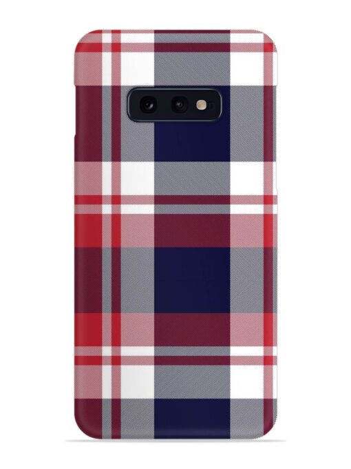 Classic Plaid Tartan Snap Case for Samsung Galaxy S10E Zapvi