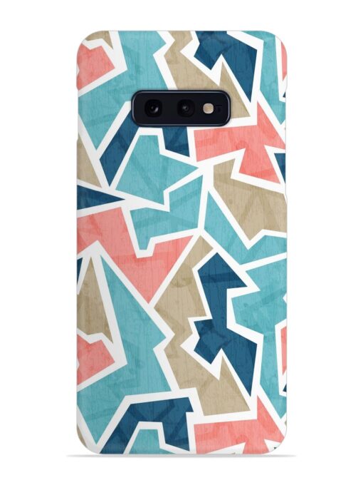 Vintage Geometric Triangle Snap Case for Samsung Galaxy S10E Zapvi