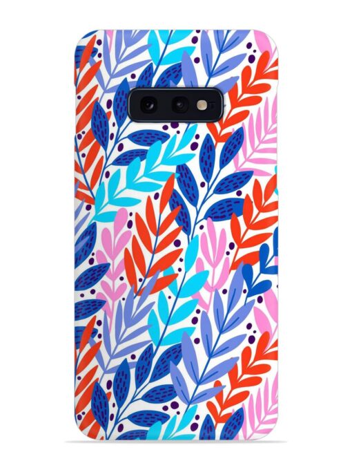 Bright Floral Tropical Snap Case for Samsung Galaxy S10E