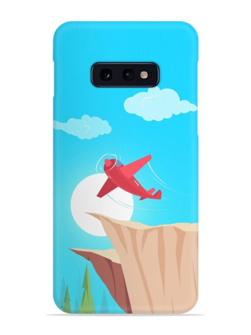 Small Planes In Flight Snap Case for Samsung Galaxy S10E Zapvi