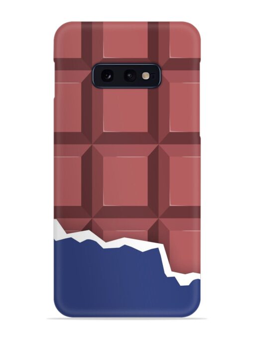 Chocolate Vector Art Snap Case for Samsung Galaxy S10E