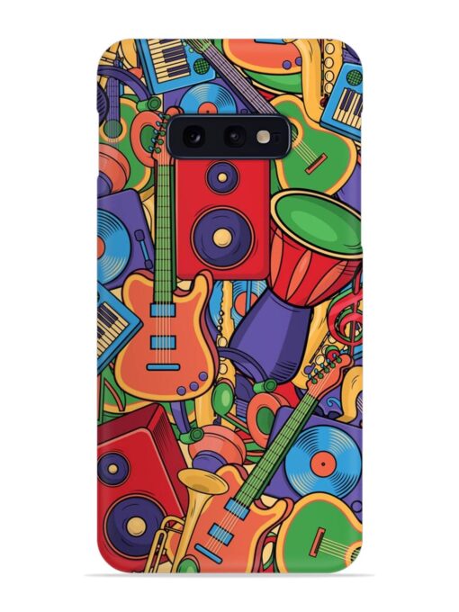 Colorful Music Art Snap Case for Samsung Galaxy S10E Zapvi