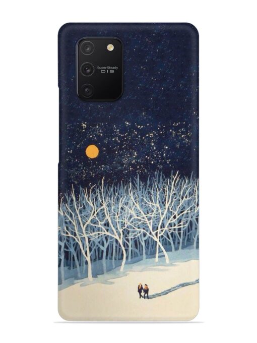 Full Moon Snowshoe Tour Snap Case for Samsung Galaxy S10 Lite