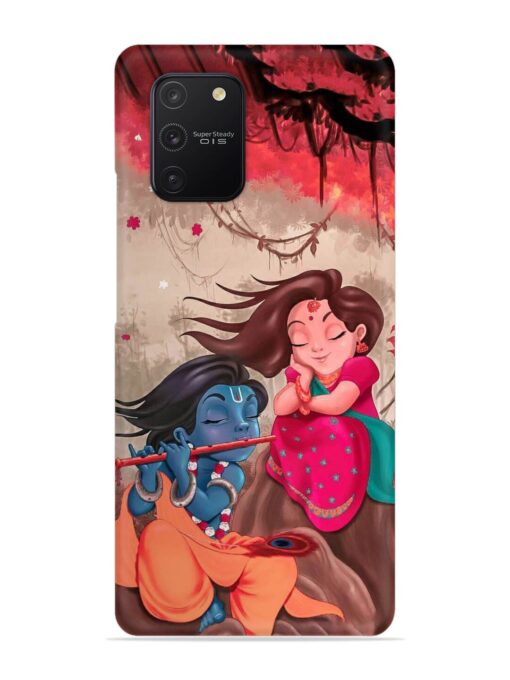 Radhe Krishna Water Art Snap Case for Samsung Galaxy S10 Lite