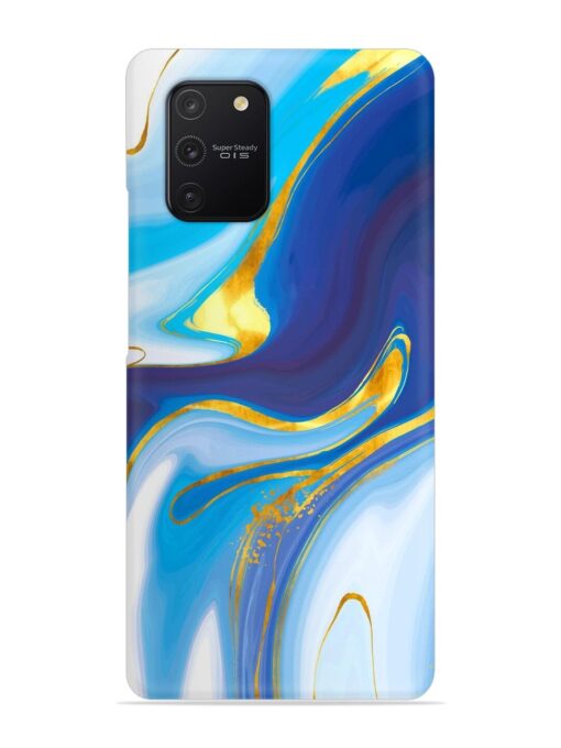 Watercolor Background With Golden Foil Snap Case for Samsung Galaxy S10 Lite