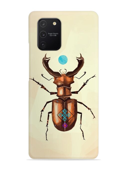 Stag Beetle Vector Snap Case for Samsung Galaxy S10 Lite