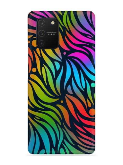 Abstract Leaf Design Snap Case for Samsung Galaxy S10 Lite Zapvi