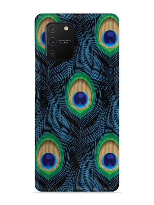 Seamless Pattern Peacock Snap Case for Samsung Galaxy S10 Lite Zapvi