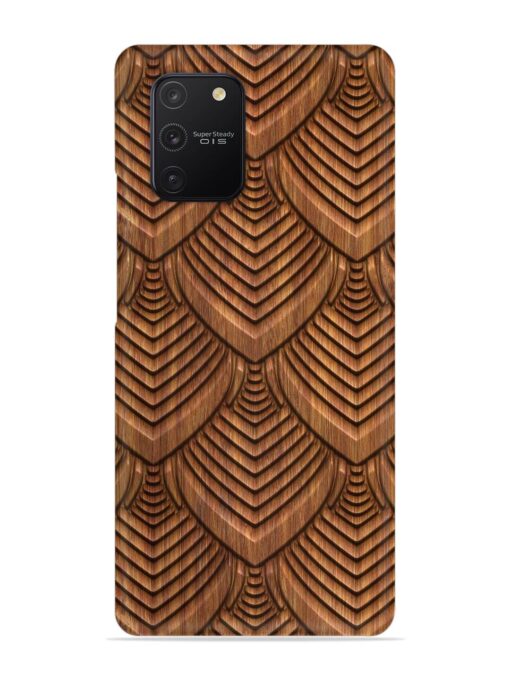 Carved Pattern On Snap Case for Samsung Galaxy S10 Lite Zapvi