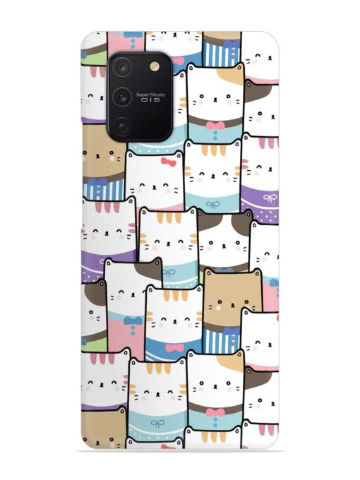 Cute Adorable Cat Snap Case for Samsung Galaxy S10 Lite Zapvi