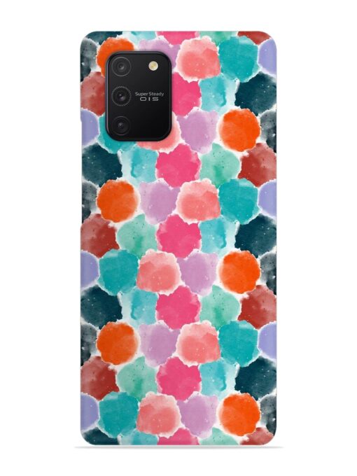 Colorful Seamless Pattern Snap Case for Samsung Galaxy S10 Lite Zapvi