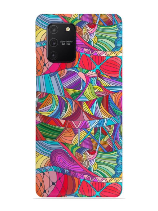 Seamless Patterns Hand Drawn Snap Case for Samsung Galaxy S10 Lite