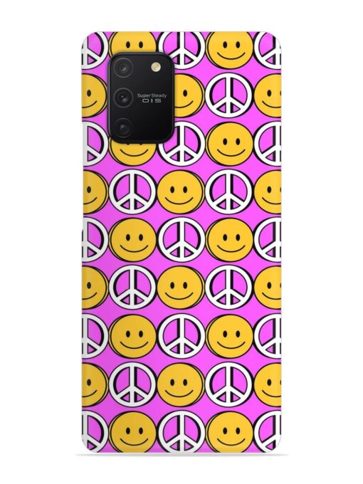 Smiley Face Peace Snap Case for Samsung Galaxy S10 Lite