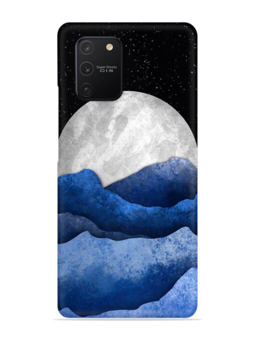 Full Moon Mountain Vector Snap Case for Samsung Galaxy S10 Lite