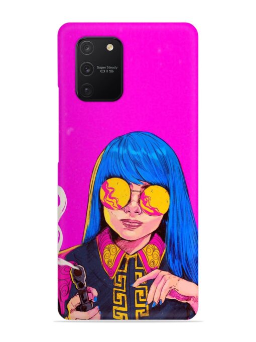 Aesthetic Anime Girl Snap Case for Samsung Galaxy S10 Lite Zapvi