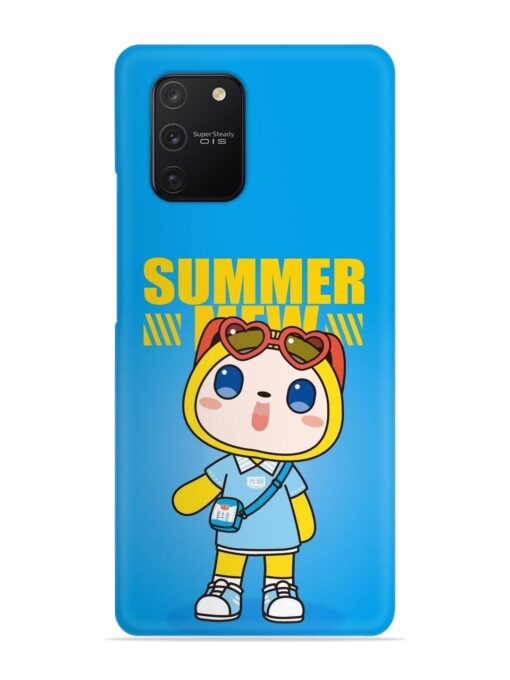 Summer Mew Cartoon Snap Case for Samsung Galaxy S10 Lite