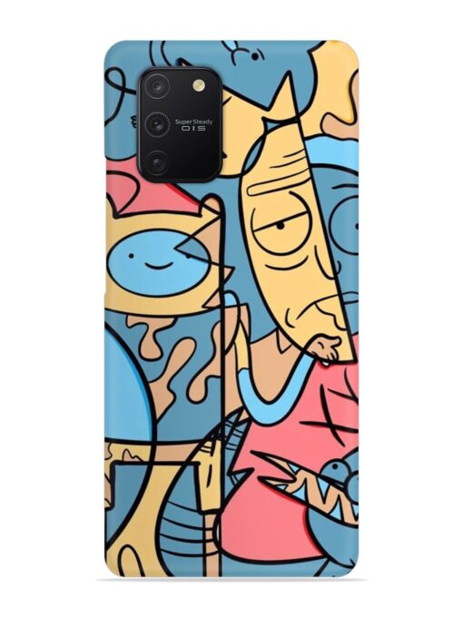 Silly Face Doodle Snap Case for Samsung Galaxy S10 Lite