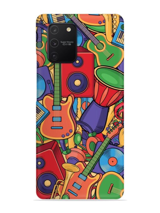 Colorful Music Art Snap Case for Samsung Galaxy S10 Lite Zapvi