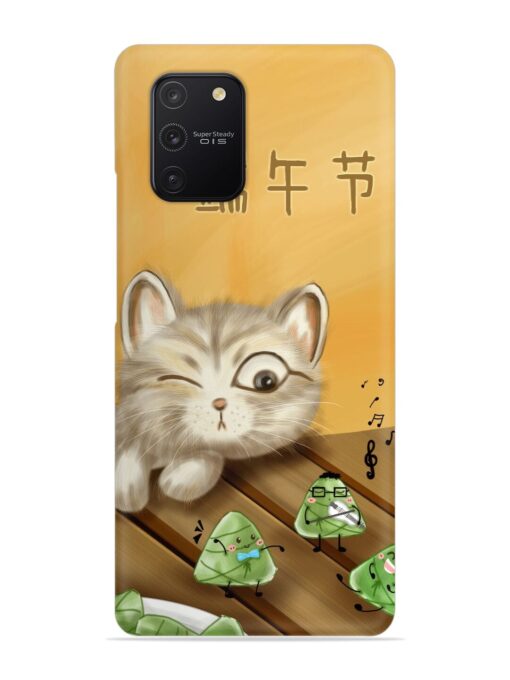 Cat Scorpion Dancing Snap Case for Samsung Galaxy S10 Lite Zapvi