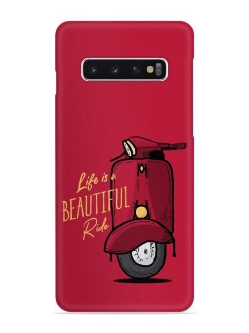 Life Is Beautiful Rides Snap Case for Samsung Galaxy S10 Plus Zapvi