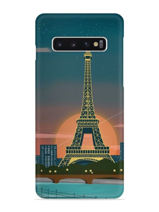 Scenery Architecture France Paris Snap Case for Samsung Galaxy S10 Plus Zapvi