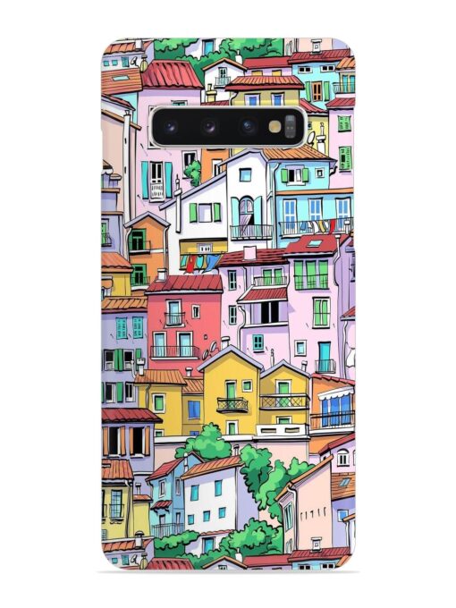 Europe Old Town Snap Case for Samsung Galaxy S10 Plus