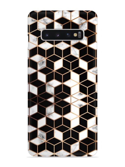 Vector Marble Texture Snap Case for Samsung Galaxy S10 Plus Zapvi