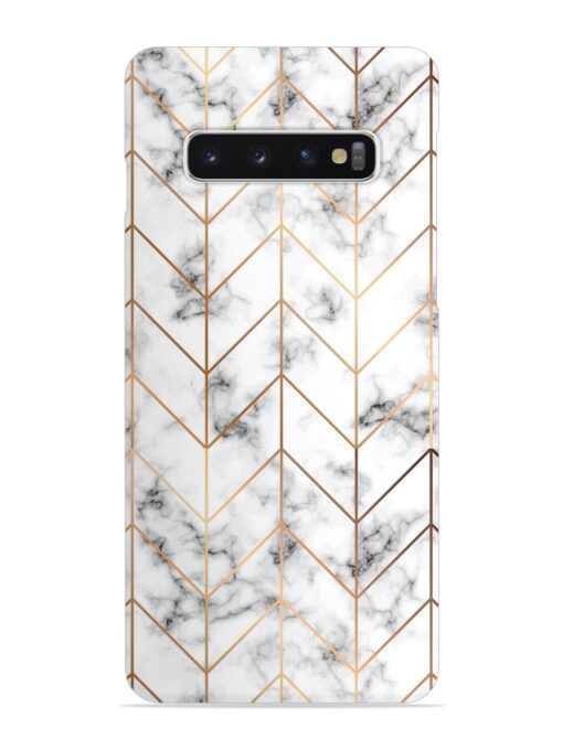 Vector Marble Texture Snap Case for Samsung Galaxy S10 Plus