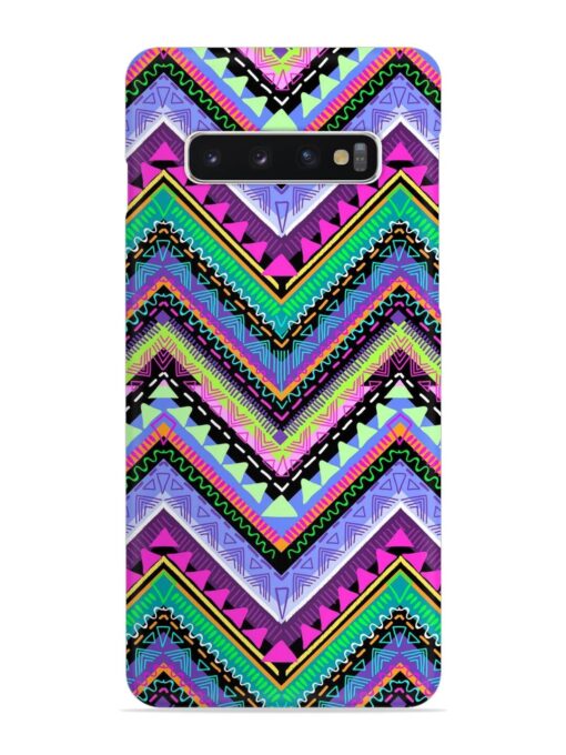 Tribal Aztec Print Snap Case for Samsung Galaxy S10 Plus