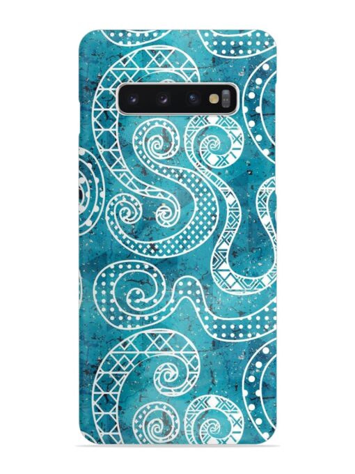 Vintage Curved Seamless Snap Case for Samsung Galaxy S10 Plus