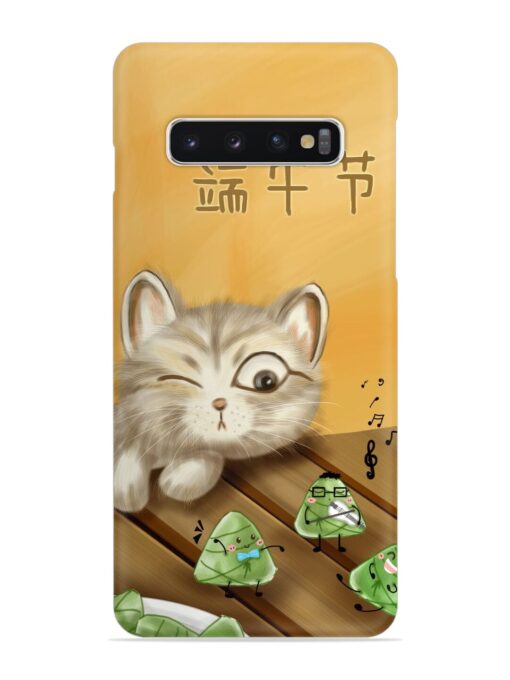 Cat Scorpion Dancing Snap Case for Samsung Galaxy S10 Plus Zapvi