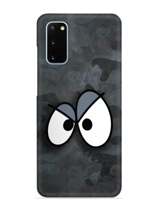 Big Eyes Night Mode Snap Case for Samsung Galaxy S20 Zapvi