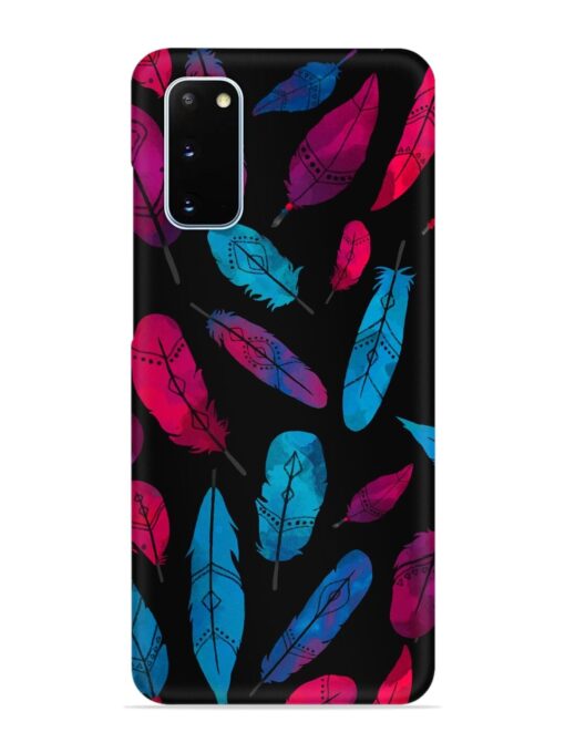 Feather Art Snap Case for Samsung Galaxy S20 Zapvi