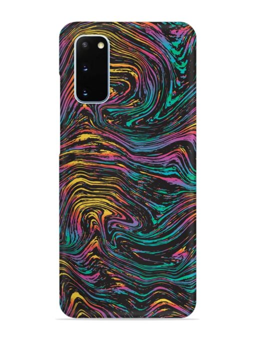 Abstract Liquid Colors Snap Case for Samsung Galaxy S20 Zapvi