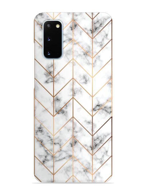 Vector Marble Texture Snap Case for Samsung Galaxy S20 Zapvi