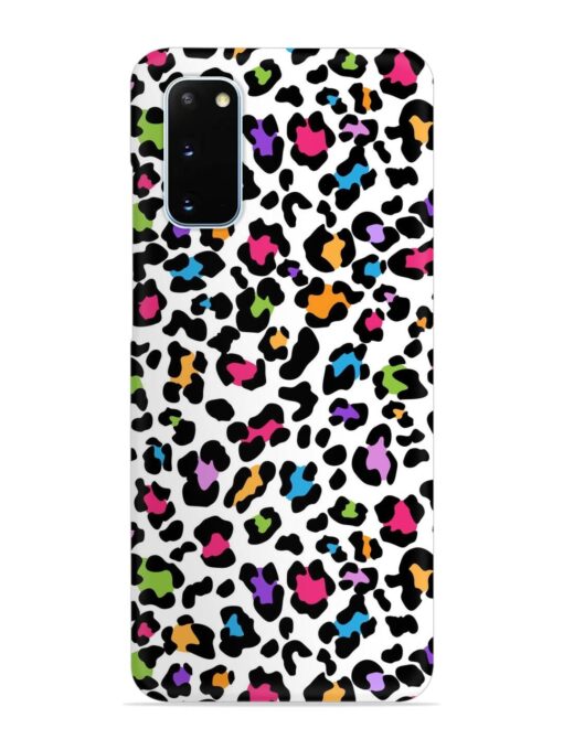 Seamless Leopard Pattern Snap Case for Samsung Galaxy S20 Zapvi