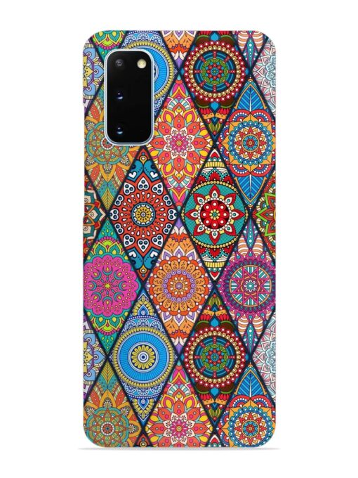 Seamless Tile Pattern Snap Case for Samsung Galaxy S20 Zapvi