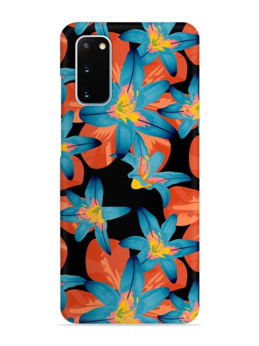 Philippine Flowers Seamless Snap Case for Samsung Galaxy S20 Zapvi