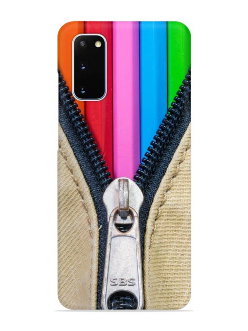 Zip In Color Snap Case for Samsung Galaxy S20 Zapvi