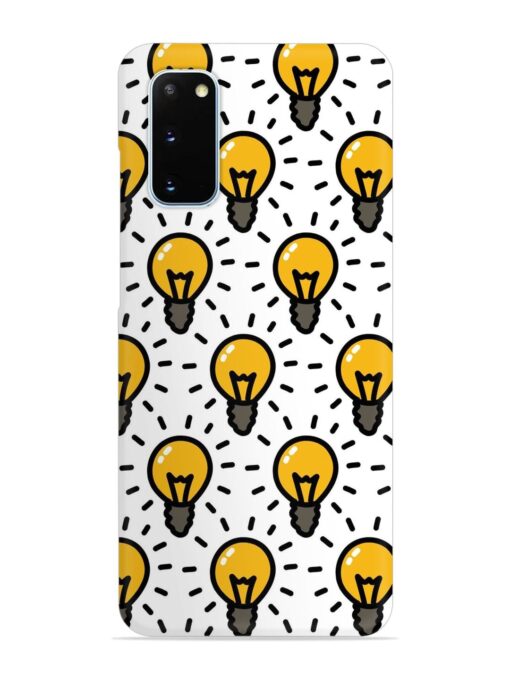 Light Bulb Seamless Snap Case for Samsung Galaxy S20 Zapvi