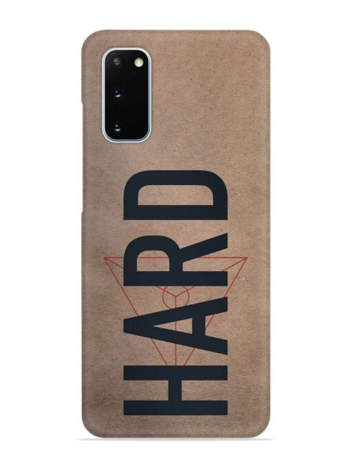 Hard Typo Snap Case for Samsung Galaxy S20 Zapvi