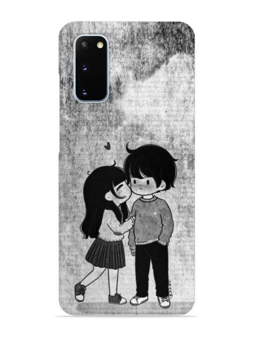 Couple Love Highlights Snap Case for Samsung Galaxy S20 Zapvi