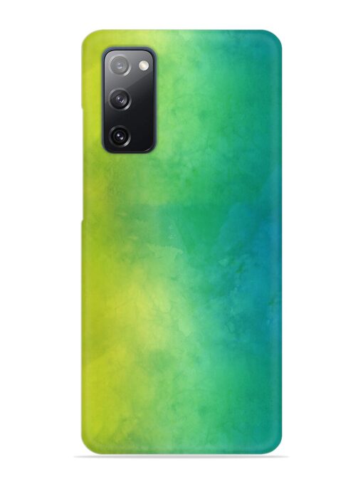 Yellow Green Gradient Snap Case for Samsung Galaxy S20 Fe (5G) Zapvi