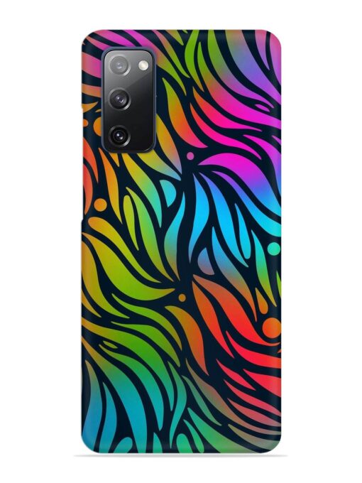 Abstract Leaf Design Snap Case for Samsung Galaxy S20 Fe (5G) Zapvi