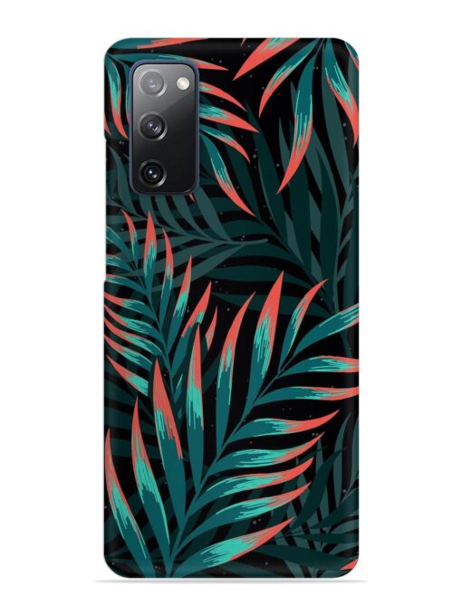 Green Leaf Art Snap Case for Samsung Galaxy S20 Fe (5G) Zapvi