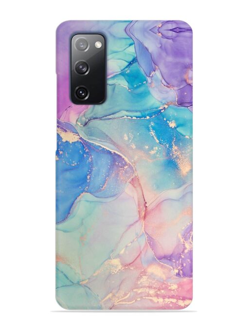 Alcohol Ink Colors Snap Case for Samsung Galaxy S20 Fe (5G) Zapvi