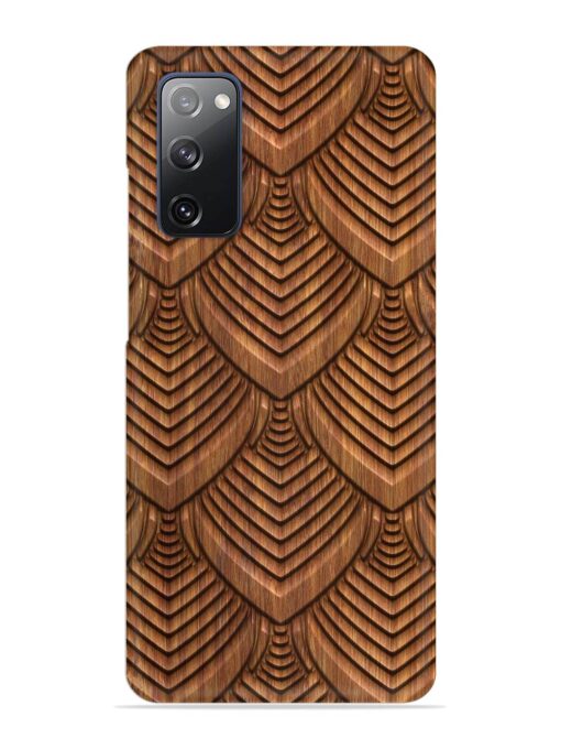 Carved Pattern On Snap Case for Samsung Galaxy S20 Fe (5G) Zapvi