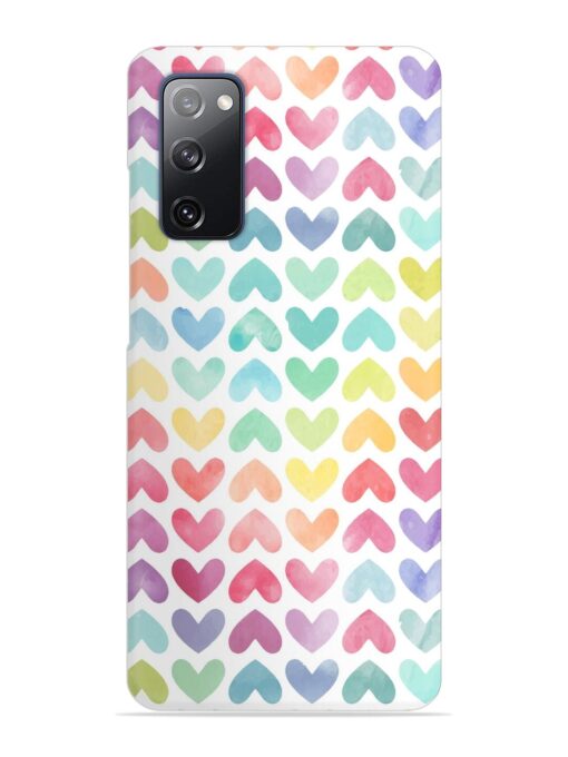 Seamless Colorful Watercolor Snap Case for Samsung Galaxy S20 Fe (5G)